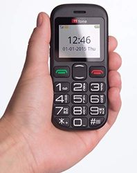 TTfone Jupiter 2 TT850 Big Button Simple Mobile Phone for Senior SOS Emergency Button (Giff Gaff)