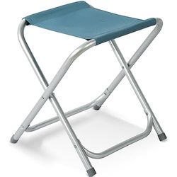 Homecall Opvouwbare campingkruk Alu met blauw 600D polyester