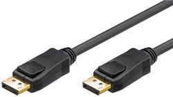 Goobay 71794 DisplayPort Connection Cable 1.2 Gold Plated DisplayPort Male to DisplayPort Male