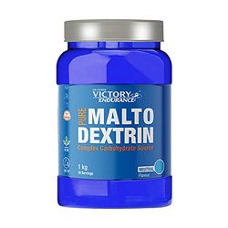 Victory Endurance Pure Maltodextrin, a base 100% Maltodextrina, Sabor neutro, 1 kg, aumenta rendimiento, retrasa fatiga, zero grasas, vegano