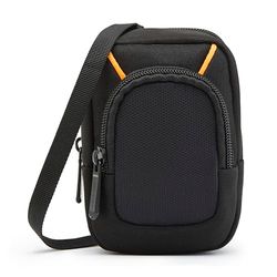 Amazon Basics Large Compact Digital Camera Case with Internal Padding for 5.2 x 3.2 x 1.0 inch Cameras, Solid, Black, Small
