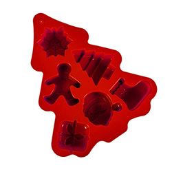 axentia Molde de silicona para magdalenas con 6 diseños