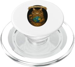 God Is a Maine Coon – Cat Lovers’ Divine Design PopSockets PopGrip para MagSafe