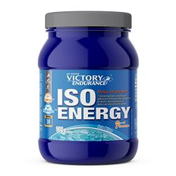 VICTORY ENDURANCE Iso Energy Ice Blue 900g, Rápida energía e hidratación, con extra de Sales minerales y enriquecido con Vitamina C, 90 Unidad (WVE.101129)