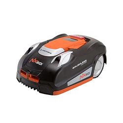 Yard Force Robot Tagliaerba NX60i (fino a 600 m², con connessione Wi-Fi, App, sensore a ultrasuoni iRadar, funzione di taglio bordi, pannello di controllo LCD con tastierino numerico), nero/arancione