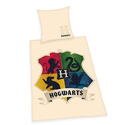 Herding påslakanset Harry Potter, örngott 80 x 80 cm, påslakan 135 x 200 cm, med smidig dragkedja, bomull