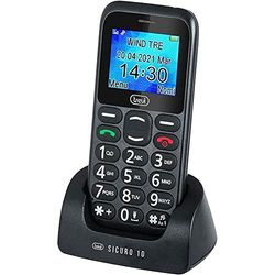 Trevi Sicuro 10 1.77" Negro - Teléfono móvil (Barra, 4,5 cm (1.77"), 160 x 128 Pixeles, Negro)