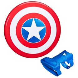 Hasbro Marvel Avengers Captain America Blast magneetbord + handschoen + superhelden-geïnspireerd rollenspel vanaf 5 jaar