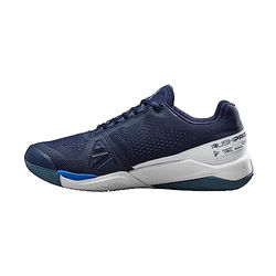 Wilson Rush Pro 4.0, Sneaker Hombre, Navy Blazer/White/Lapis Blue, 45 1/3 EU