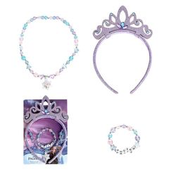 CERDÁ LIFE'S LITTLE MOMENTS BISUTERIA PACK 3 PIÈCES FROZEN, Regular, Polyester, Pas de gemme