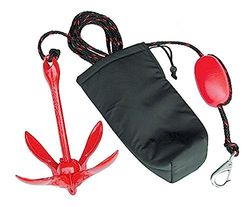 Airhead XL Grapnel Anchor System, 7 Sistema di Ancoraggio Pieghevole Completo-2,5 kg. Unisex, Multicolore