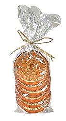 Orange skiva, d.8 cm 6 st