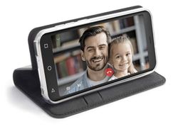 Emporia Smart S3mini Book Cover Leather Black 5.5 Inches