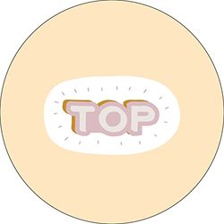 Bonateks, Ronde digitaal bedrukte muismat, antislip onderkant, voor kantoor en thuis, diameter: 22 cm