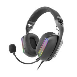 Mars Gaming MH-Pro, Casque Gaming ARGB Flow, Son Surround, Coussinets AIR 3D, Microphone, PS4, PS5, Xbox One, Xbox Series X-S, Switch, Switch 2, Windows, Mac, Smartphone et Tablette, Noir