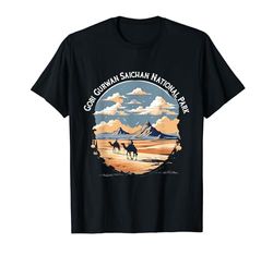 Parque Nacional Desierto Gobi Gurwan Saichan Mongolia Camello Camiseta