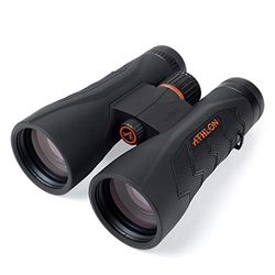 Athlon Optics 12x50 Midas G2 UHD Black Binoculars with Eye Relief for Adults and Kids, High-Powered Binoculars for Hunting, Birdwatching, and More