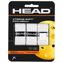 HEAD 2022 Xtreme mjuk pickleball övergrepp 3-pack, vit