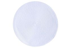 PLACEMAT - Round Shampoo Set 1/4 White