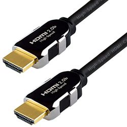 Qnected HDMI 2.0 kabel 10m - 4K 60Hz - High Speed with Ethernet - 18 Gbps - ARC - Compatibel met PS4, Xbox One X & S - Zwart