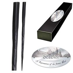 The Noble Collection - Scabior Character Wand - 12in (31cm) Wizarding World Wand with Name Tag - Harry Potter Film Set Movie Props Wands