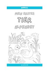 Mein erstes Tieralphabet: Malbuch