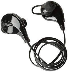 Bluetooth-hörlurar för Wiko View 2 Plus, smarttelefon, trådlös, med knapp, handsfree-telefonsamtal, svart