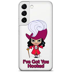 ERT GROUP mobiltelefonfodral för Samsung S22 PLUS originalt och officiellt licensierat Disney mönster James Hook 001 optimalt anpassad till formen på mobiltelefonen, gedeeltelijk transparant