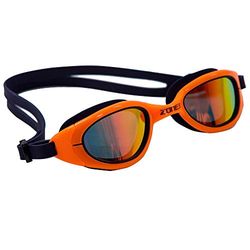 ZONE3 Lunettes de natation ATTACK - Verres polarisés Navy/Orange hte visibilité