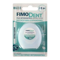 Fimodent filo interdentale 30 m - Microfibra, si Espande fra gli Spazi Dentali per la Massima Igiene, Ideale per Spazi fra i Denti Normali e Ampi