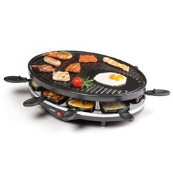 DOMO DO9038G RACLETTE Grill CASERO para 8 Personas