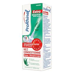 Prorhinel Spray Nasal, Décongestionnant, Lavage Nez Bouché, Nez Qui Coule, Nez Congestionné, Pour Enfants et Adultes , Fabriqué en France, 20ml