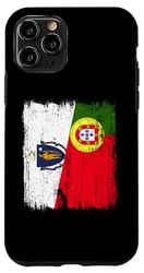 Maglia a mezza bandiera del Massachusetts Portogallo Custodia per iPhone 11 Pro