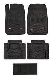 BREMER SITZBEZÜGE 5-piece all-season floor mats, non-slip rubber mats, suitable for VW Passat B8, car, truck, bus, SUV or motorhome, caravan accessories