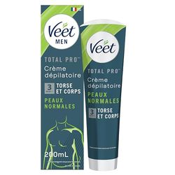Veet Men - Crème Dépilatoire Homme - Peaux Normales - 200 ml
