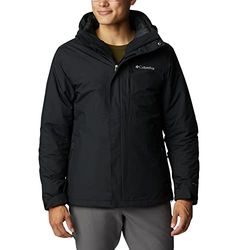 Columbia Element Blocker Interchange Jacket, Chaqueta De Invierno 3 En 1 Hombre, Black, S