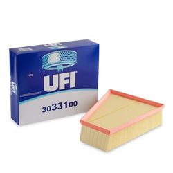 UFI Filtro de ar 30.331.00, filtro de ar de substituição, adequado para carros, adequado para modelos Ford e Volvo