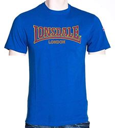 Lonsdale - T-shirt Slim Fit Classic, Maglia a maniche lunghe Unisex - Adulto, Blu (königsblau), X-Large (Taglia Produttore: X-Large)