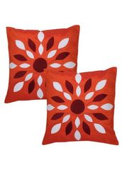 Rajrang Funda de cojín, Naranja