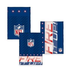 Herding Lot de 3 Torchons NFL, env. 50 x 70 cm, Design Football, Torchons de Cuisine, 100% Coton