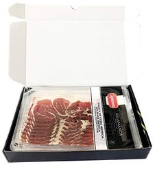 DELICATAPAS - Paleta Cebo Ibérica 50% Raza Ibérica Loncheada de 600g (15 Unidades de 40g)