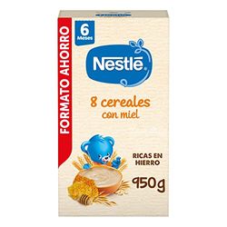 Nestlé Papilla 8 Cereales con Miel, 950 g