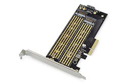 DIGITUS M.2 NGFF/NVMe SSD PCIexpress - Tarjeta de expansión (soporta Discos B, M y B + M, tamaño de 30 a 110 mm)
