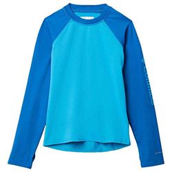 Columbia Sandy Shores Long Sleeve Sunguard, Maillot de Tunique Enfants Unisexes, Ocean Blue, Bright Indigo, XL