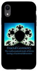 Fractal Mandelbrot Retro Art Pattern Geometric Math Case for iPhone XR
