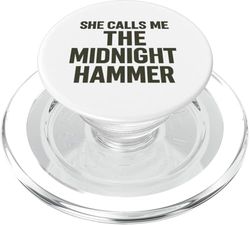 Ella me llama Midnight Hammer USA PopSockets PopGrip para MagSafe