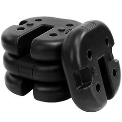 Elevon Set di 4 pesi per baldacchino con design senza pizzico per una facile installazione e rimozione per fissare tende e ombrelloni in eventi all'aperto, 10,9 kg