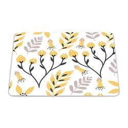 Bonamaison, Tappetino per il mouse rettangolare con stampa digitale, antiscivolo, per ufficio e casa, dimensioni: 22 x 18 cm