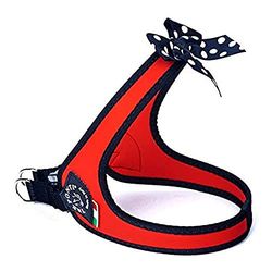 Tre Ponti Easy Fit Fashion - Polka Dot Bow - Click-sluiting - Rood - Zwarte rand - GR. 2,5