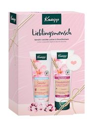 Kneipp for Giving Skin Delicate Care Formula Without microplastic, Gift Pack Favourite Person Almond Blossom Skin Delicate, 2 x 200 ml